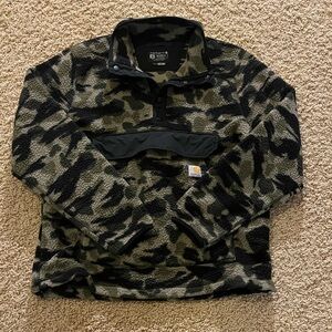 Carhartt Camo Fleece Pullover